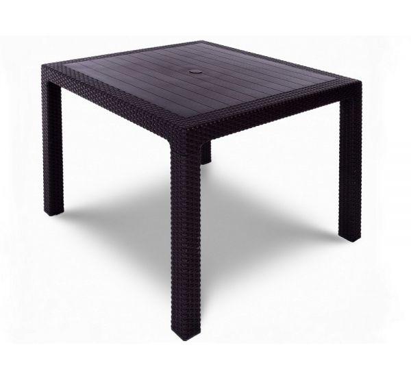 Стол квадратный Quatro Table Венге от производителя  Мебель Yalta по цене 6 240 р