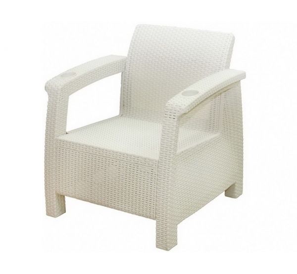 Кресло  Single Seat Белое от производителя  Мебель Yalta по цене 7 740 р