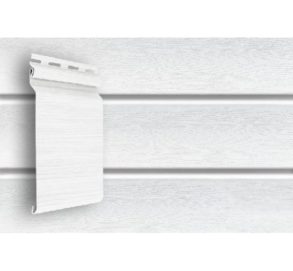 Сайдинг Natural-Брус 3,0 Tundra - Акриловый Белый от производителя  Grand Line по цене 304 р