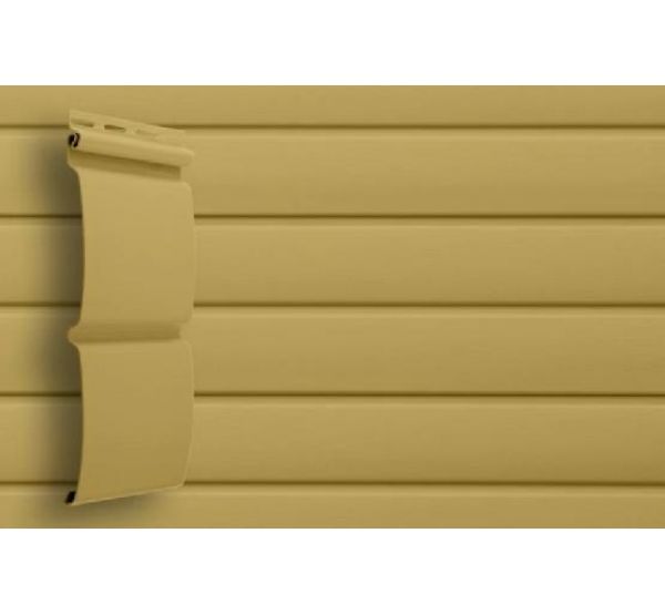Виниловый сайдинг премиум D4.8 Блокхаус - Карамельный от производителя  Grand Line по цене 420 р