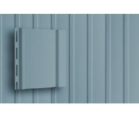 Виниловый вертикальный сайдинг Color Plus - Голубой Виниловый вертикальный сайдинг Color Plus - Голубой