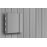 Виниловый вертикальный сайдинг Standart - Серый