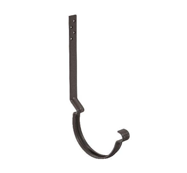 Крюк крепления желоба удлиненный RR 32 Тёмно-коричневый 150/100 от производителя  Aquasystem по цене 657 р