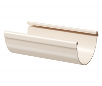 Водосточный желоб 3м LUX ПВХ Латте Водосточный желоб 3м LUX ПВХ Латте