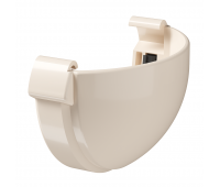 Заглушка желоба универсальная Lux ПВХ Латте Заглушка желоба универсальная Lux ПВХ Латте